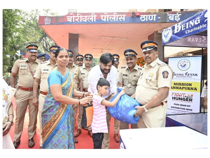 Republic Day Humanitarian Initiative by 'Being Sevaka NGO': Ration Distribution to the Needy in Collaboration with Police Administration