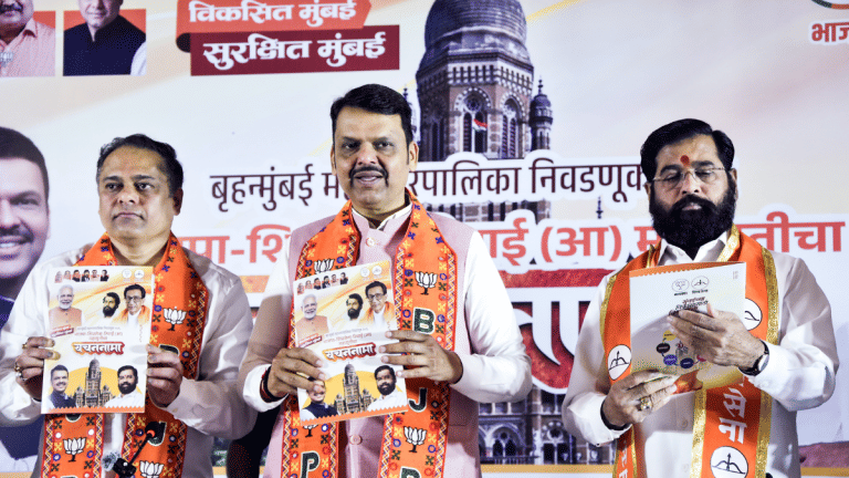 Mumbai civic polls: After Thackerays’ campaign, Mahayuti manifesto also banks on Marathi manoos