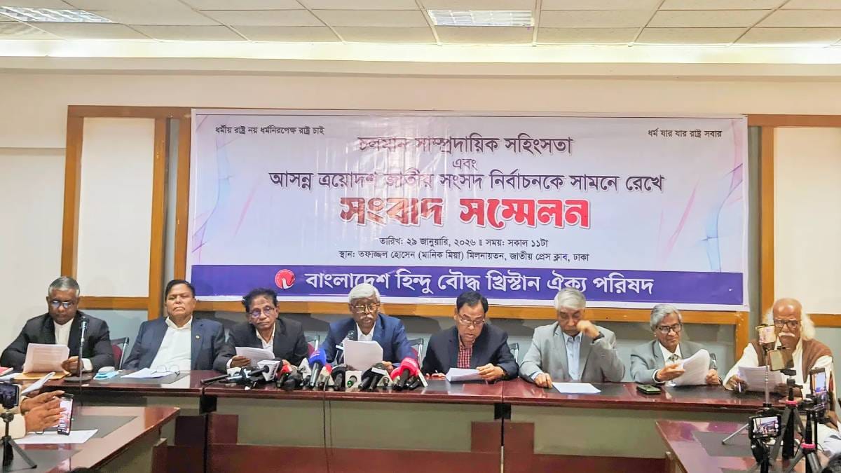 Bangladesh minority voters face ‘outright challenge’ in Feb polls, says top council, alleging state bias