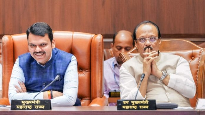 File photo of Maharashtra CM Devendra Fadnavis & Deputy CM Ajit Pawar | ANI