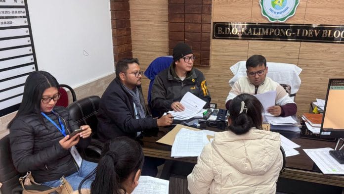 The ongoing SIR exercise in West Bengal's Kalimpong | X/@CEOWestBengal