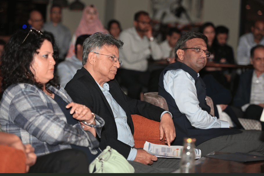 (From Left To Right) Chhavi Moodgal, President, Public Alternatives &amp; Strategic Advisory Services, Edelweiss, Shailesh Pathak, Senior Advisor, NSE and Sriram Krishnan, Chief Business Development Officer, NSE | ThePrint