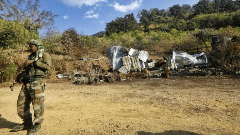 By the river, armed men came. Then there was smoke, screams & a Manipur village in ruins