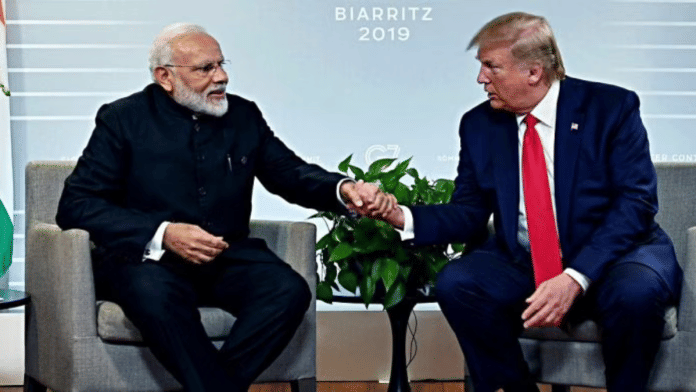 Prime Minister Narendra Modi with US President Donald Trump | ANI File Photo