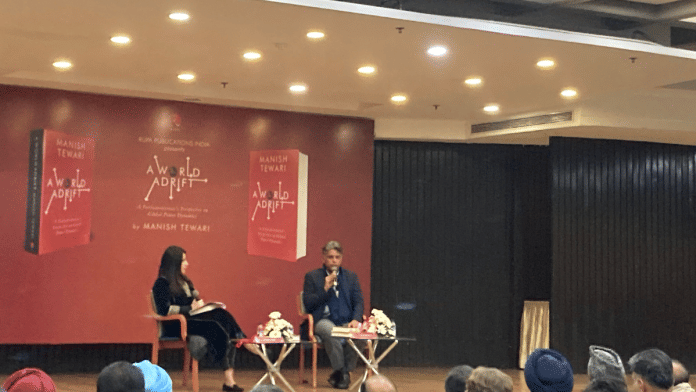 Congress MP Manish Tewari speaks at the launch of his book at IIC in New Delhi | Keshav Padmanabhan | ThePrint