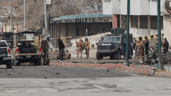 Pakistani security officials examine a site following the attack in Quetta on Saturday. | AP/PTI