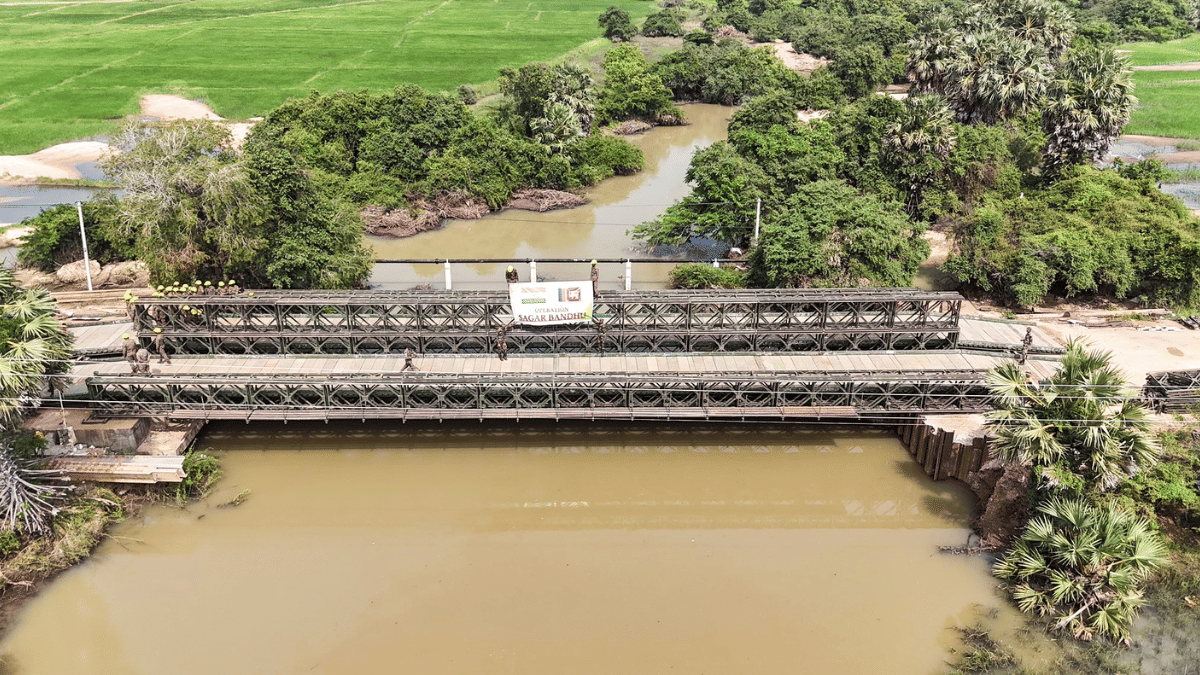 Op Sagar Bandhu: Indian Army restores vital road link in cyclone-ravaged Sri Lanka using Bailey bridge