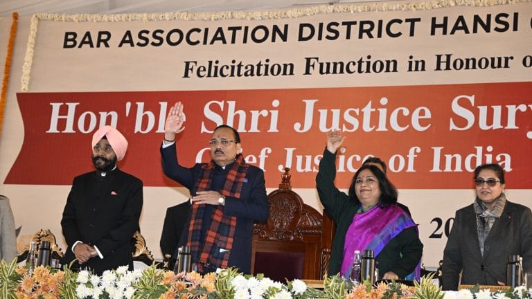 At Hansi homecoming, CJI Surya Kant recalls childhood bicycle rides & watching his first film