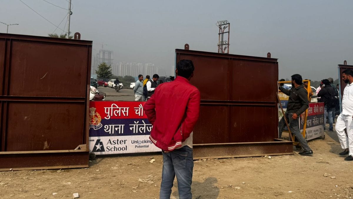 Barricades have been put up at the site since the furore over Yuvraj Mehta's death | Sagrika Kissu | ThePrint