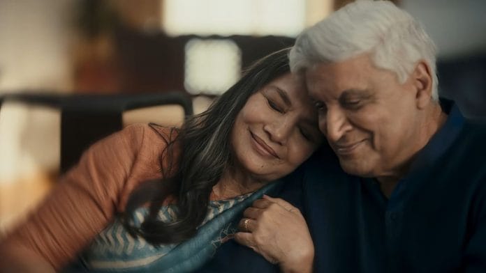 Shabana Azmi and Javed Akhtar in Tanishq's new ad