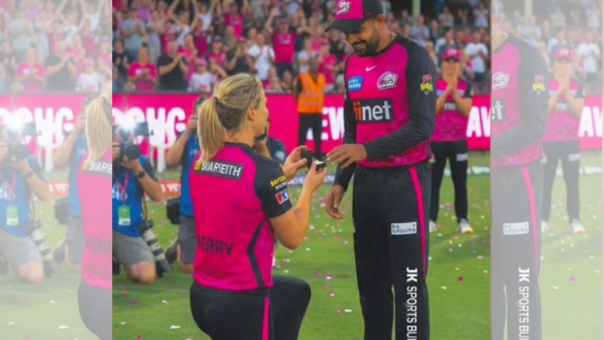 AI-Generated Image of Ellyse Perry Proposing to Babar Azam Goes Viral