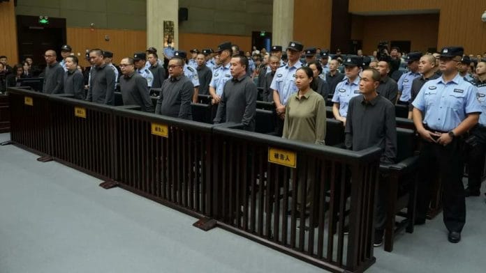 The members of Ming family were sentenced to death in September after all of them were found guilty of illegal detention, homicide, and fraud | Source: @jacobincambodia, X