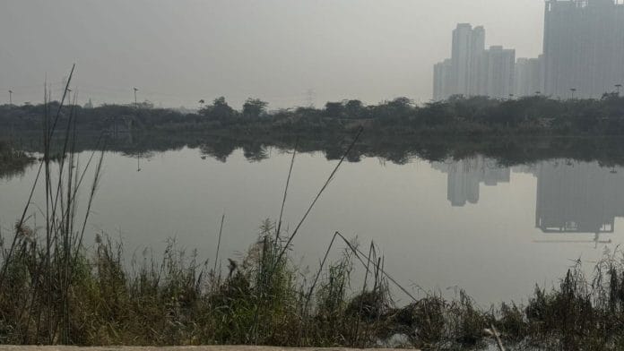 The ditch in which Yuvraj Mehta, the 27-year-old techie from Noida, drowned | Sagrika Kissu, ThePrint