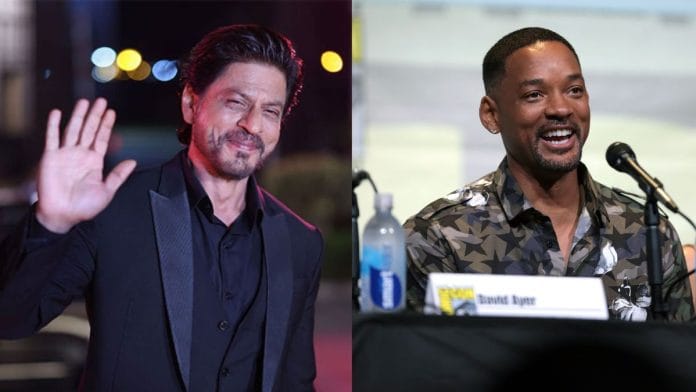 File photos of Shah Rukh Khan and Will Smith | ANI/Commons