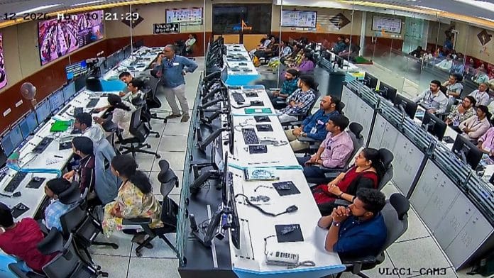 ISRO scientists and engineers monitor the lift-off of the PSLV-C62/EOS-N1 mission | ANI