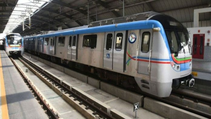 File photo of the Hyderabad metro | Commons