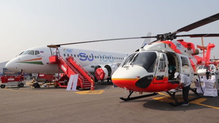 HAL is back to civilian aircraft manufacturing—SJ-100 in the spotlight at Wings India