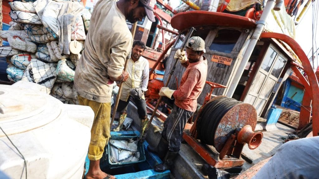 A fishing boat in Gujarat. Manisha Mondal | ThePrint