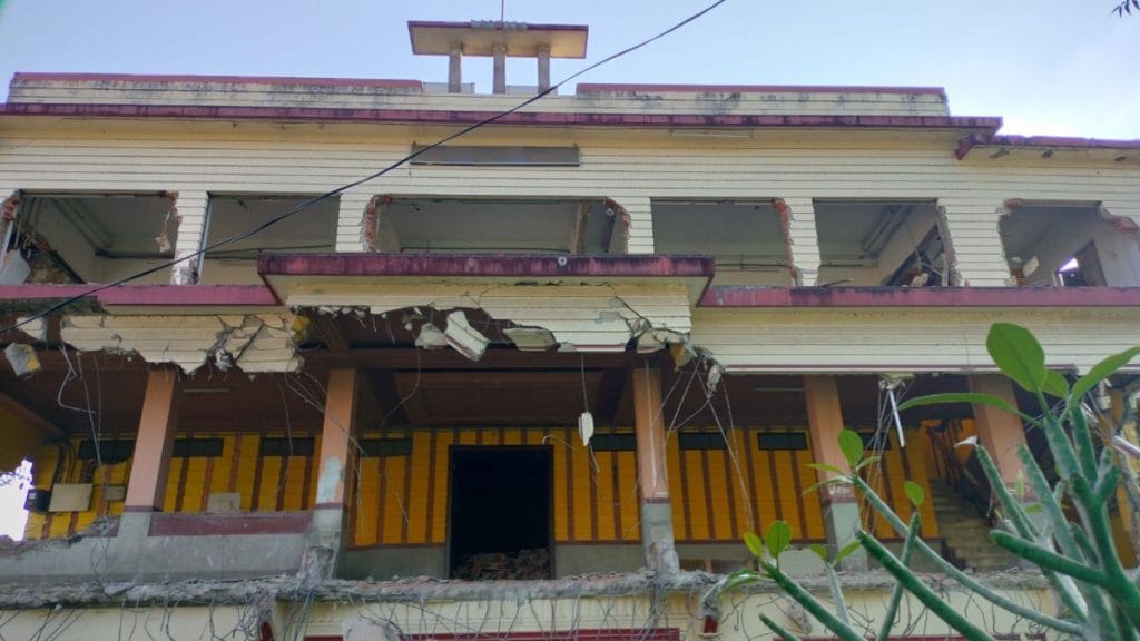 The desolate remains of Krishna Talkies. Photo: Gaurav Gautam Saha