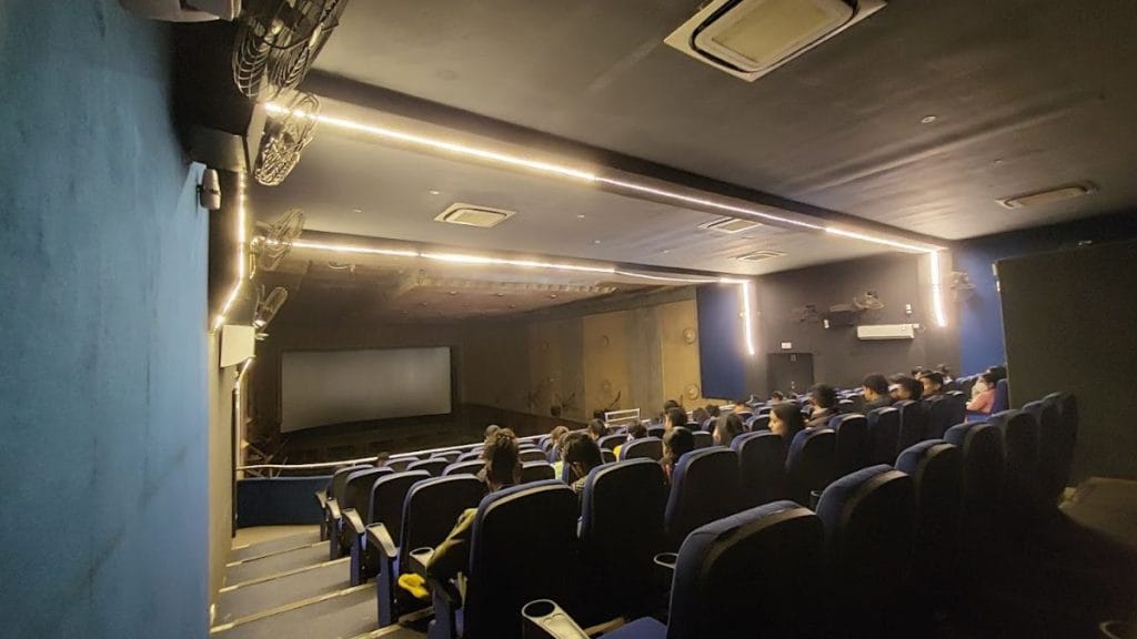 The renovated balcony of Krishna Talkies. Photo: Gaurav Gautam Saha