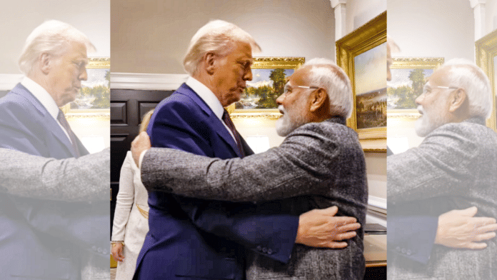 File photo of Prime Minister Narendra Modi and US President Donald Trump | PTI