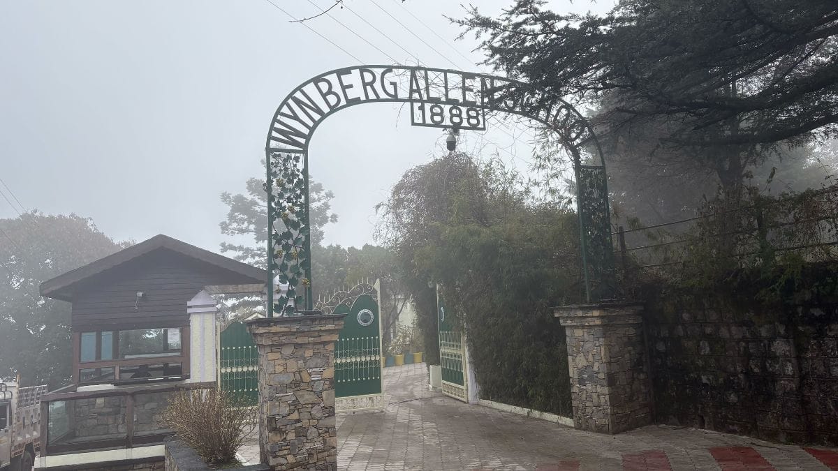 Outside the Wynberg Allen School, Mussoorie. The school was built in 1888 and the shrine of Baba Bulleh Shah comes under its premises | Sakshi Mehra, ThePrint