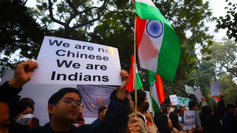 ‘We are not Chinese’—Northeast students protest against killing of Anjel Chakma in Delhi