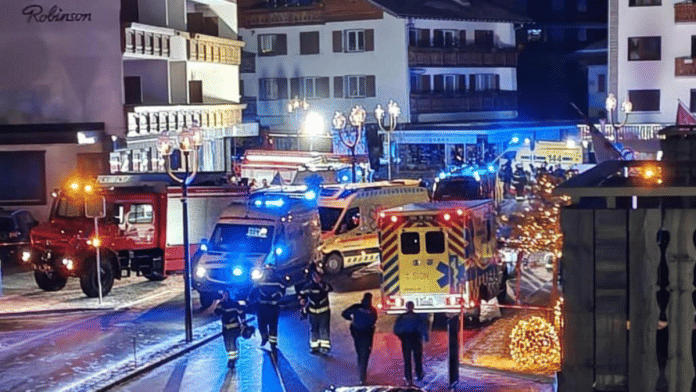 Several people have been killed after an explosion and fire in a bar in the Swiss ski resort of Crans-Montana | X