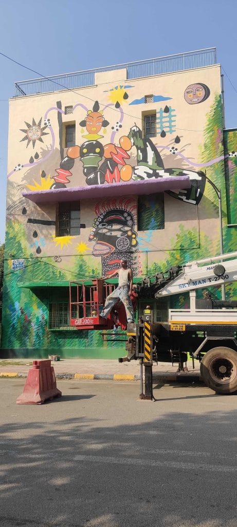 Delhi-based artist Ishan Bharat collaborated with Suso in the project | Stela Dey, ThePrint