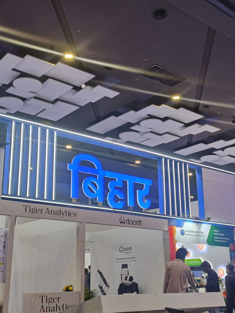 The Bihar pavilion displayed the first-ever AI-integrated e-voting initiative in the country | Akanksha Mishra, ThePrint