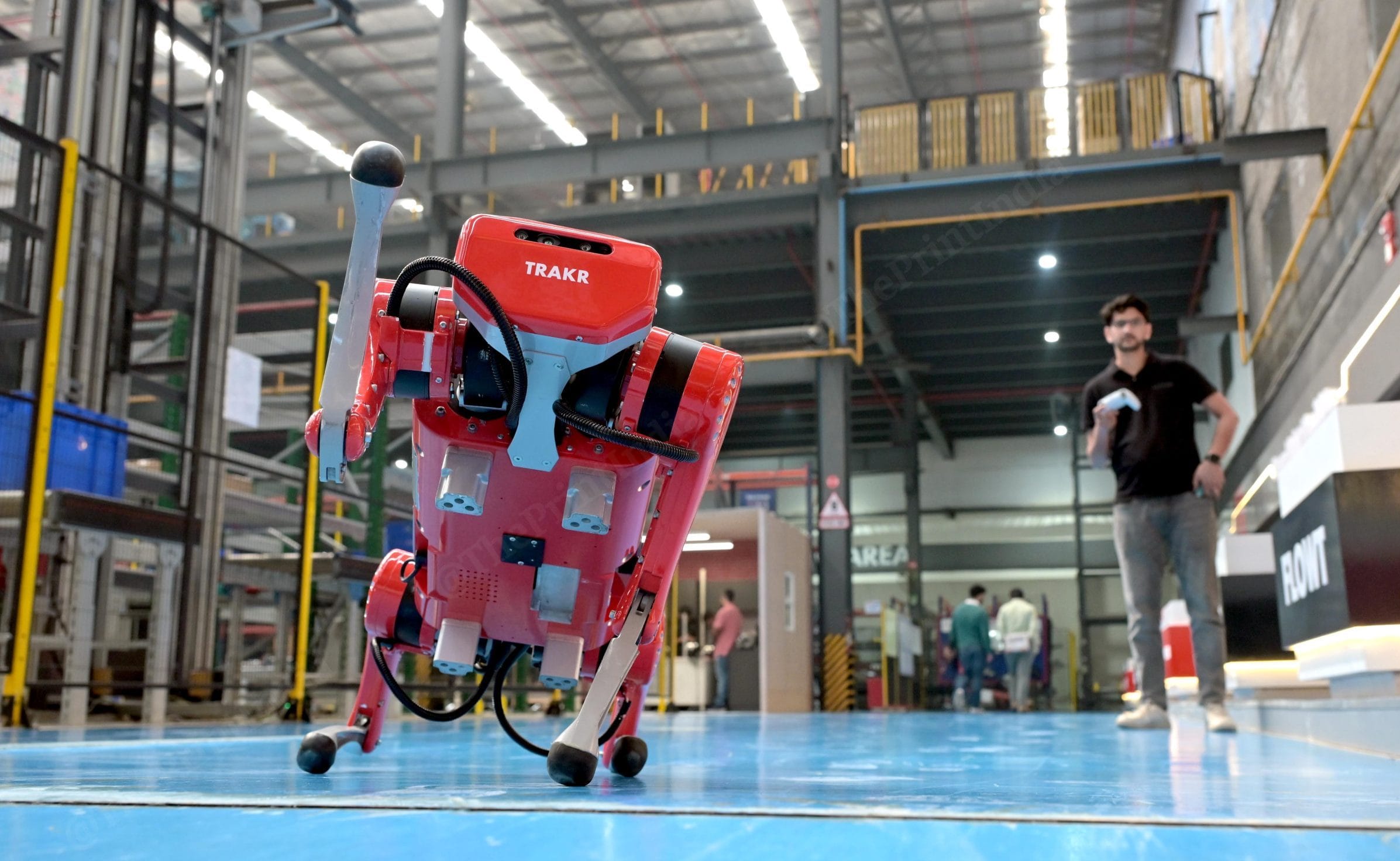 Addverb Technologies' quadruped, Trakr, gained public interest after the Galgotias University fiasco at the India AI Impact Summit