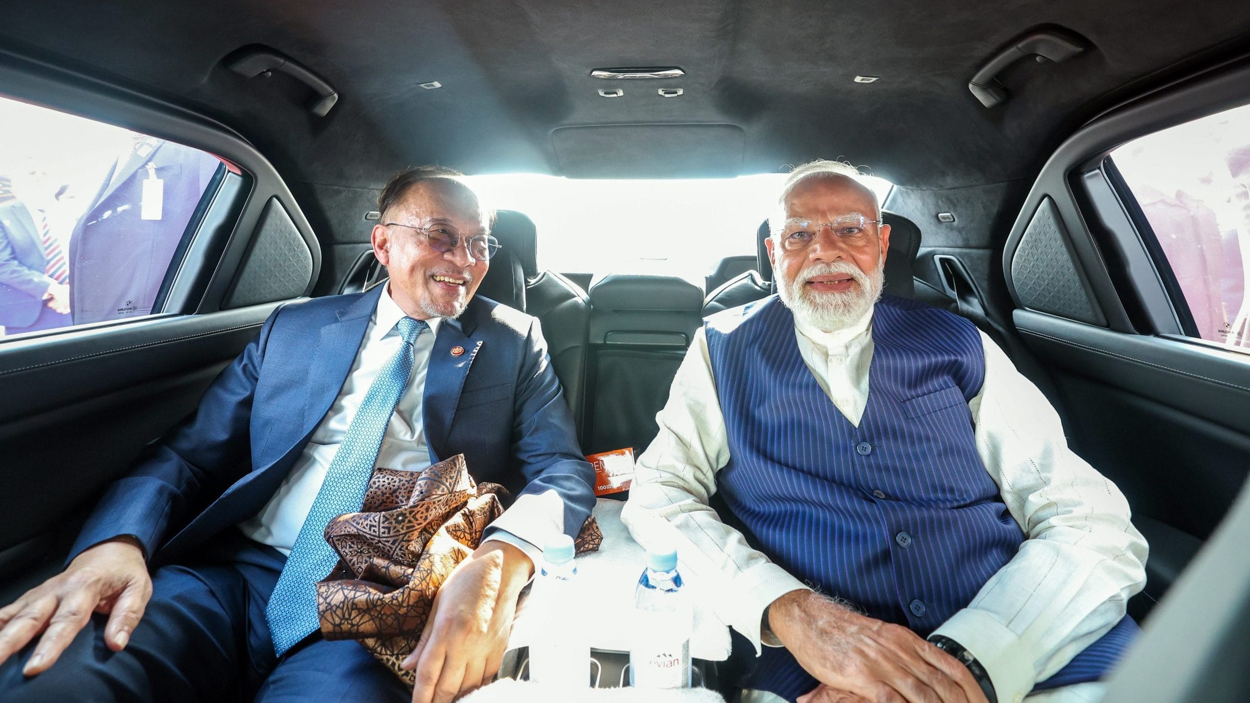 PM Modi arrives in Malaysia for two-day visit, shares car ride with Malaysian PM Anwar Ibrahim