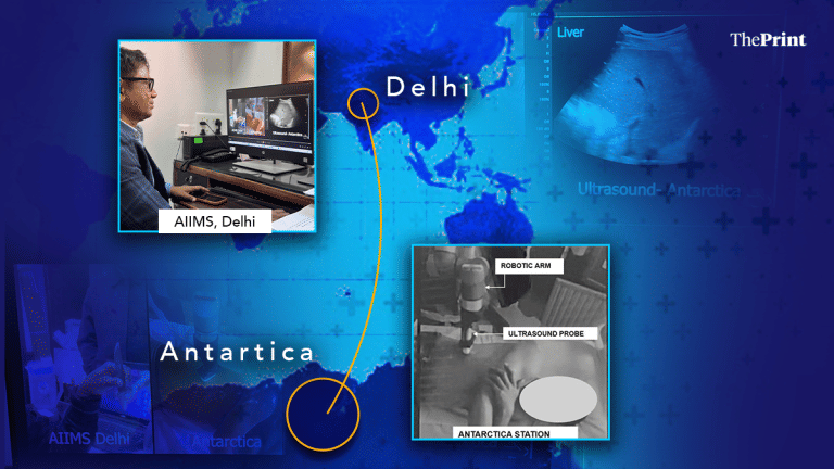 An ultrasound a day from a doctor far far away: How AIIMS Delhi reached India’s Antarctic station
