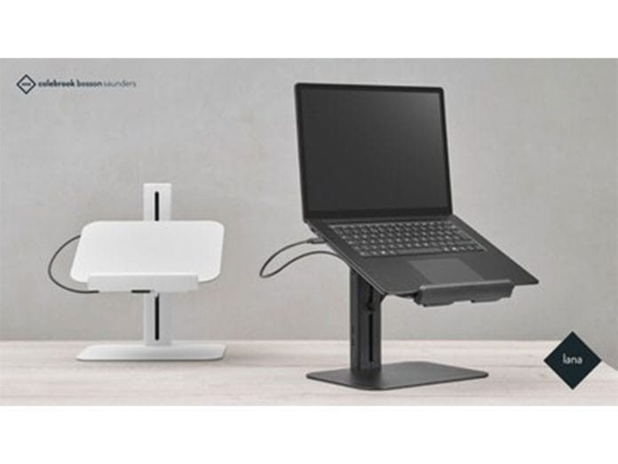 Colebrook Bosson Saunders Officially Launches Lana, A Circular Ergonomic Laptop Stand for the Hybrid Generation