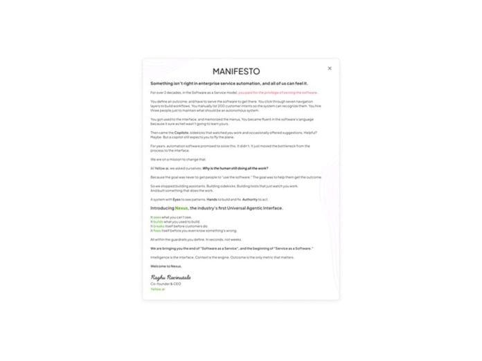 Yellow.ai Launches Nexus, the Industry's First Universal Agentic Interface