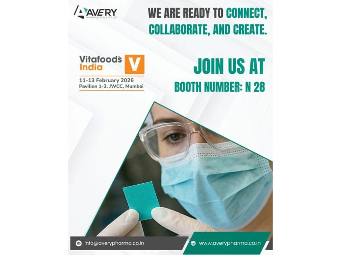Avery Pharmaceuticals Pvt. Ltd. to Showcase Next-Gen Drug Delivery & CDMO Solutions at Vitafoods India 2026