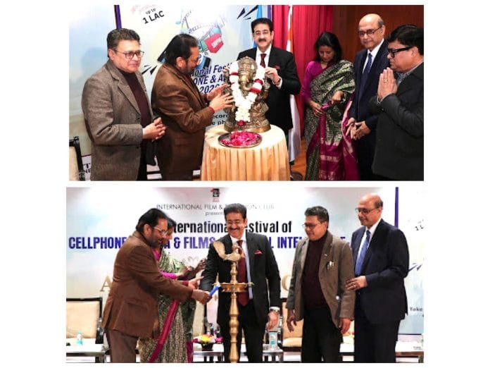 19th International Festival of Cellphone Cinema Opens with Global Grandeur at Marwah Studios