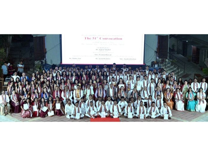 Problem-solving ability will be the real strength of the future, says Dr. Tapan Singhel at IMDR's 51st convocation ceremony