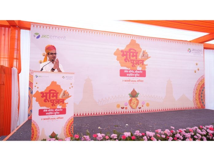 JK Cement Ltd. Marks a New Milestone with Bhoomi Poojan of its Upcoming Bikaner Grinding Unit