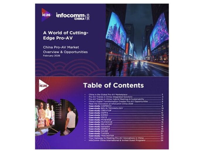 InfoComm China Unveils State of China's Pro AV Market and Opportunities 2026 Industry White-Paper Report