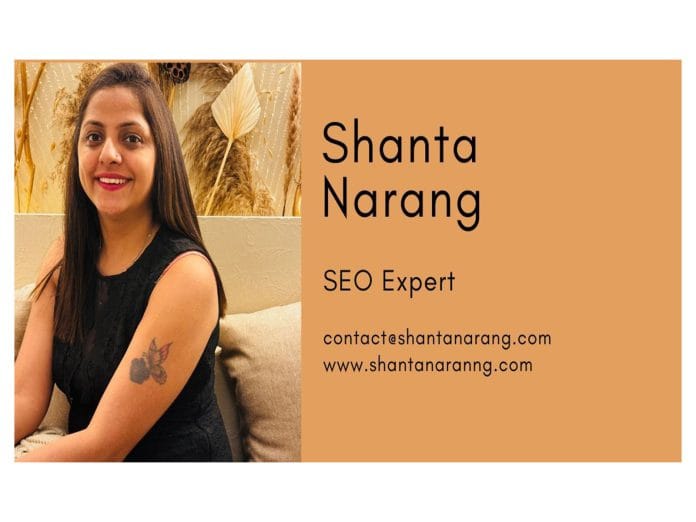 India's Top 10 SEO Expert Shanta Narang Sets New Benchmarks for SEO Services in Mumbai