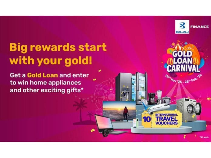 Gold as Financial Power: Bajaj Finance Launches Festive Bajaj Finserv Gold Loan Carnival - Ending Soon
