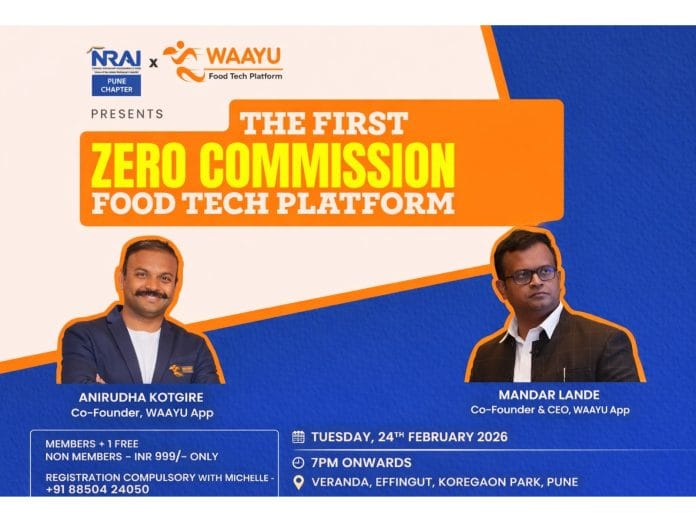 180 Plus FnB Leaders and NRAI on One Stage: WAAYU Anchors High-Stakes Industry Dialogue in Pune