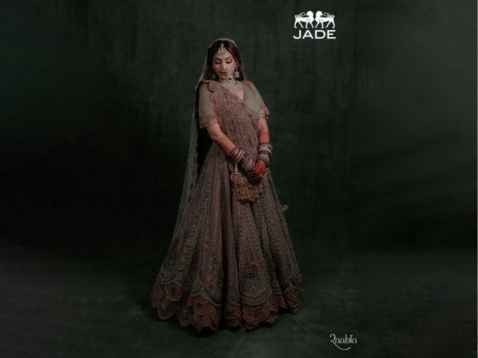 Monica Shah of JADE by MK creates a historic, no-fabric Lehenga worth 1 Crore for bride Shweana V Salgaocar 