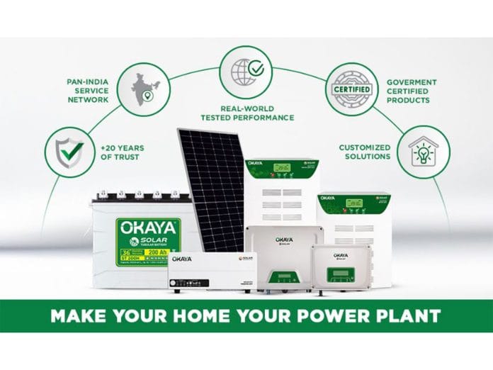 Okaya Strengthens Its Solar Portfolio with Integrated, India-Ready Energy Solutions