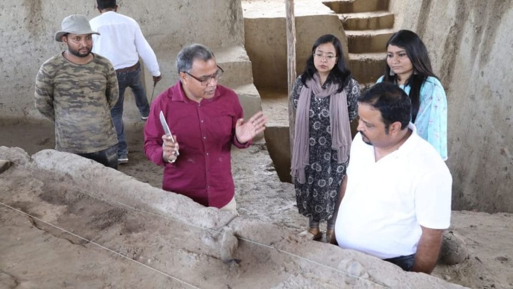 Alok Tripathi at an excavation site | Photo: Special arrangement