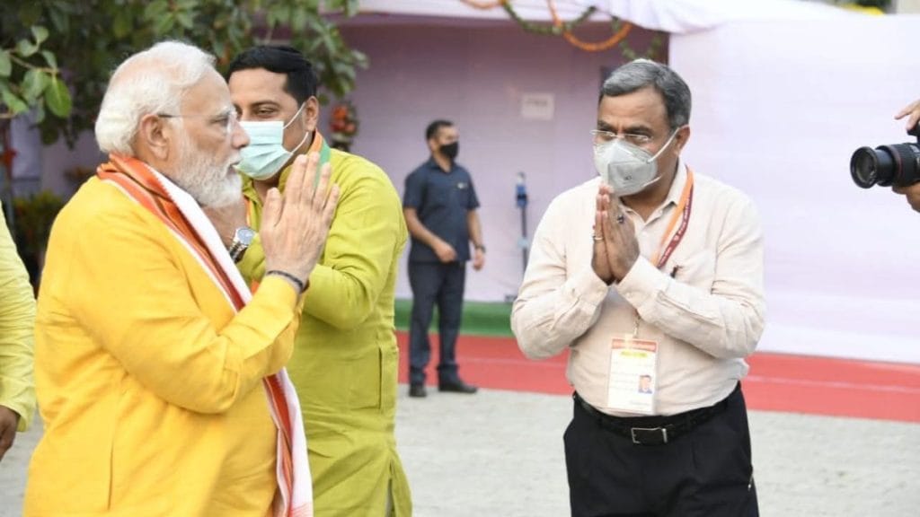 Alok Tripathi with Prime Minister Narendra Modi | Photo: Special arrangement