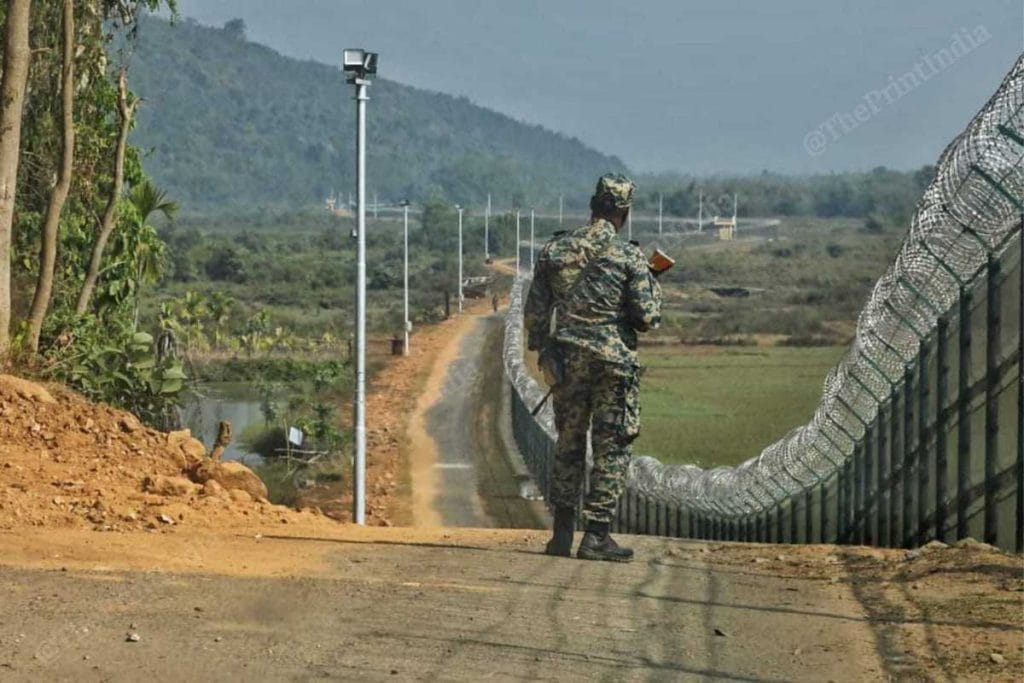 India-Bangladesh border in Meghalaya