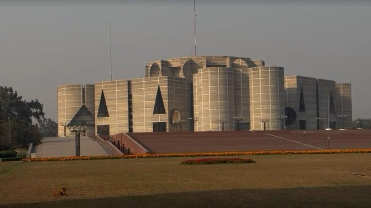 Bangladesh Parliament building | Debdutta Chakraborty | ThePrint