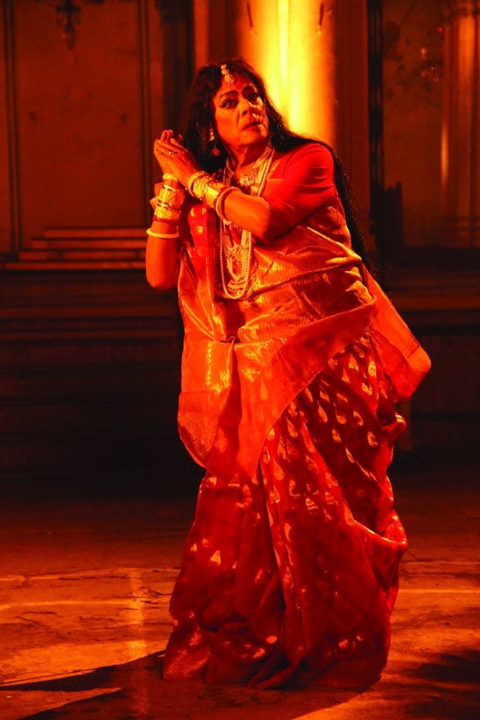 Chapal Bhaduri in an emotional scene in the documentary 'Chena Kintu Ajana'.